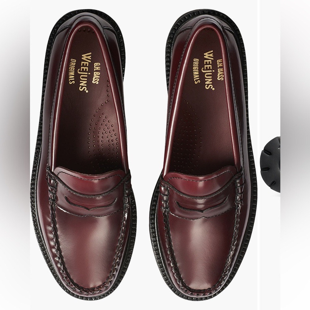 G.H. Bass & Co. Deep Red Loafers